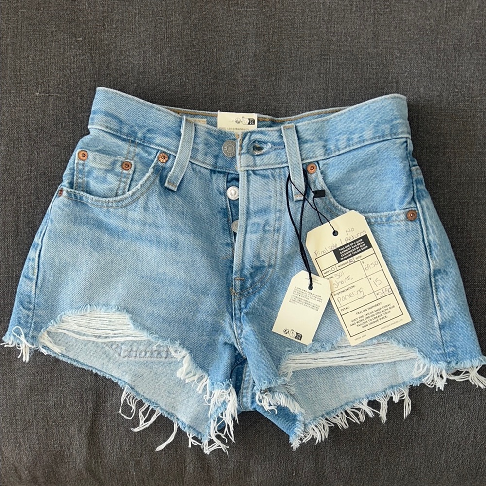 Levi Denim Blue Women's Shorts size 23